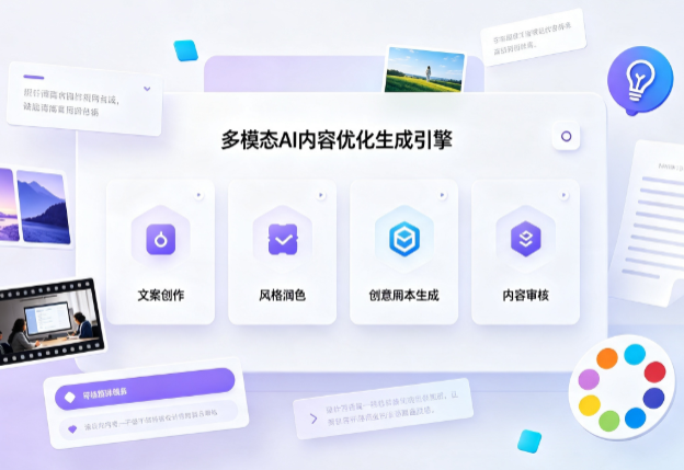 中市区AI智能内容优化创新 多模态生成技术丰富数字内容创作生态