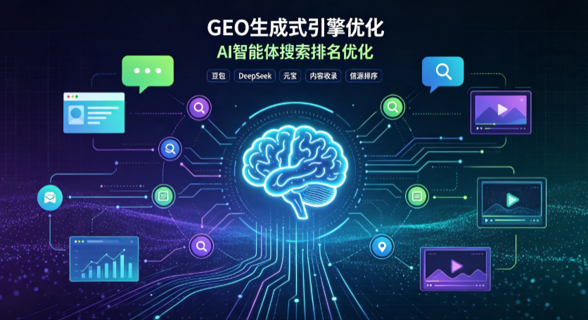 中市区GEO 浪潮来袭：生成式引擎优化崛起，创作者争抢豆包、DeepSeek、元宝智能体流量入口